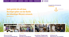 Desktop Screenshot of kirchenkreis-tecklenburg.de